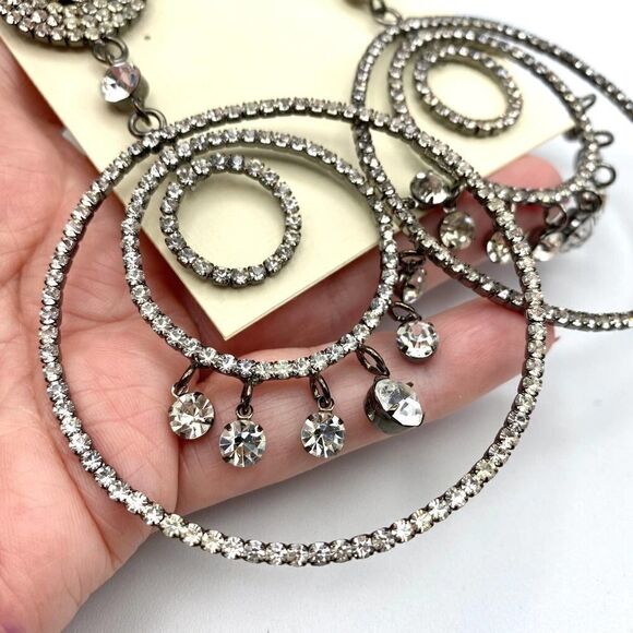 Amrita Singh Austrian Crystal Statement Earrings - Picture 8 of 9